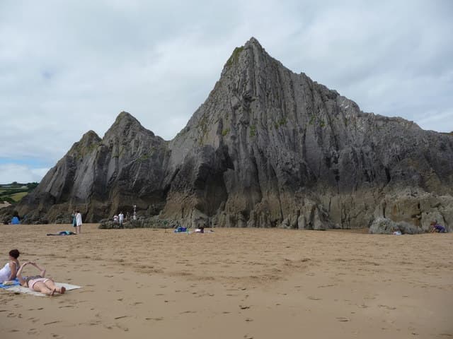 Three Cliffs Bay on the Gower, Wales
