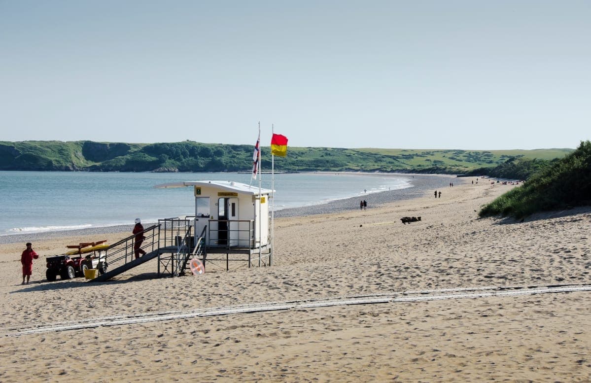 The Tenby links, Pembrokeshire